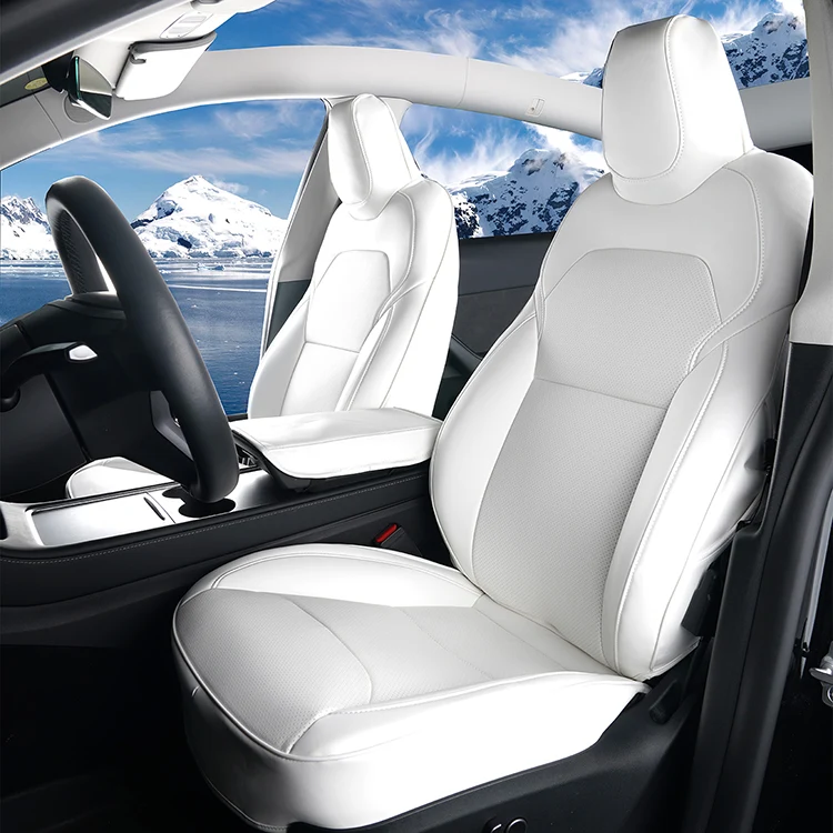 พอดีแบบกำหนดเองสำหรับฝาครอบที่นั่ง Tesla รุ่น Y Juniper