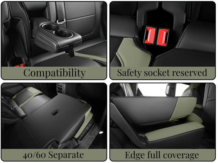 Customized Fit Ford Bronco Seat Cover 4 Door